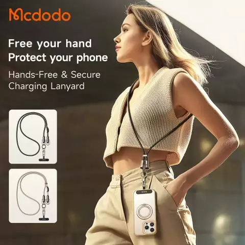 Cáp Sạc Nhanh Mcdodo C to C 60W 2-in-1 Charging Crossody Phone Lanyard