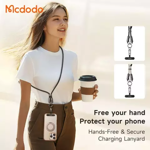 Cáp Sạc Nhanh Mcdodo C to C 60W 2-in-1 Charging Crossody Phone Lanyard