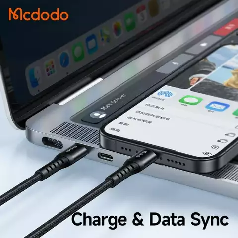 Cáp Sạc Nhanh Mcdodo Bending Reinforced Cable Type-C to Type-C 60W