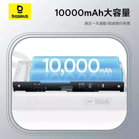 Sạc Dự Phòng CN-Baseus EnerCore P1 Digital Display Power Bank with Built-in Cable 45W