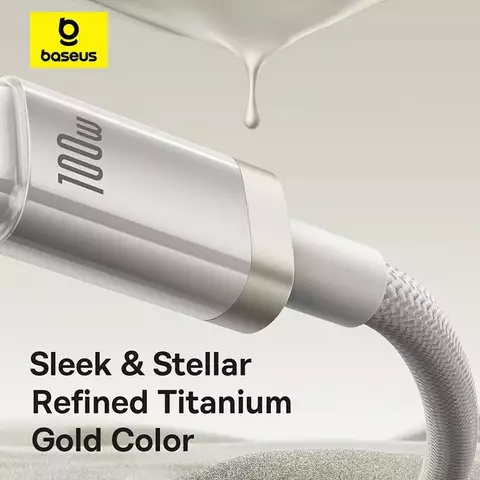Cáp Sạc Nhanh Baseus Titanium Alloy Fast Charging Cable USB to Type-C 100W