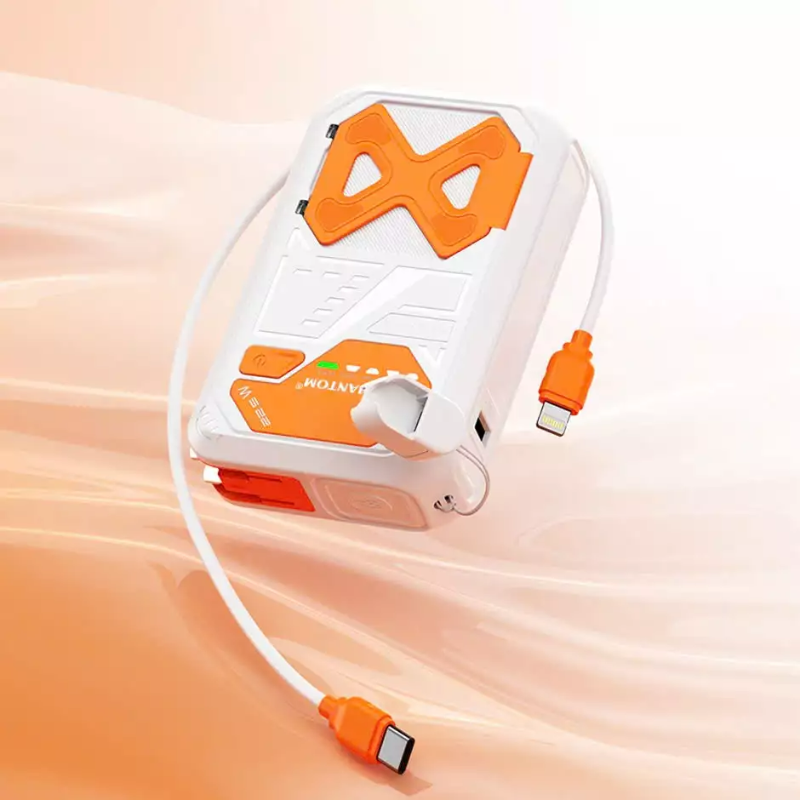 Pin Dự Phòng Phantom P40 10.000Mah Đa Năng Kèm Chân Cắm Điện