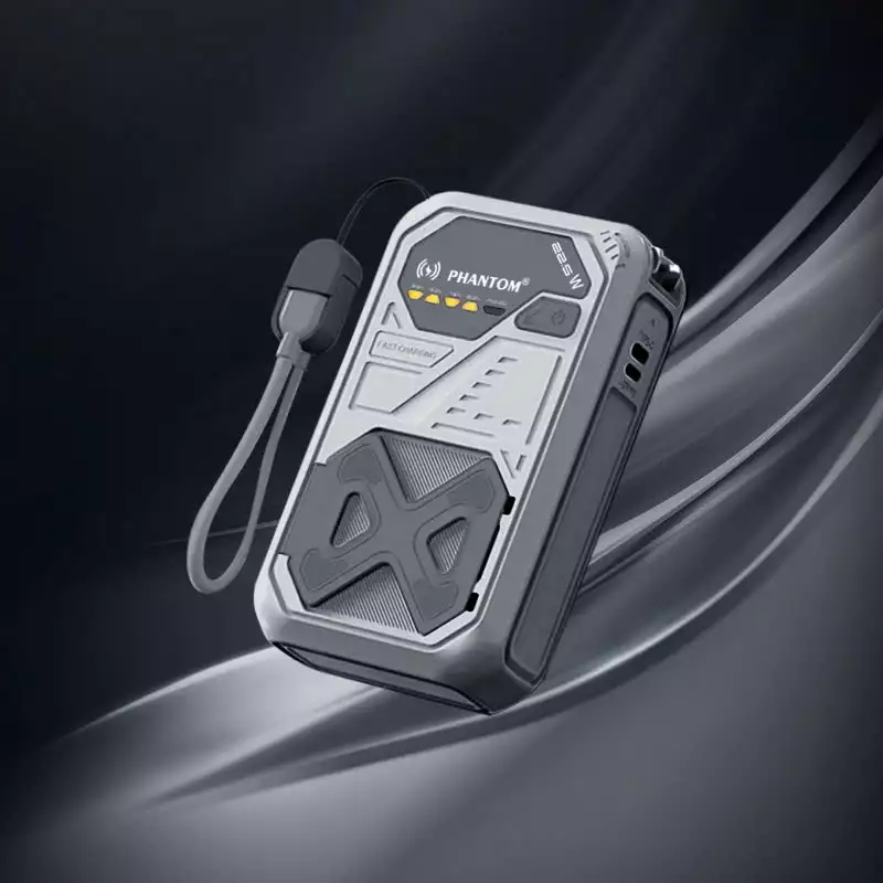 Pin Dự Phòng Phantom P40 10.000Mah Đa Năng Kèm Chân Cắm Điện