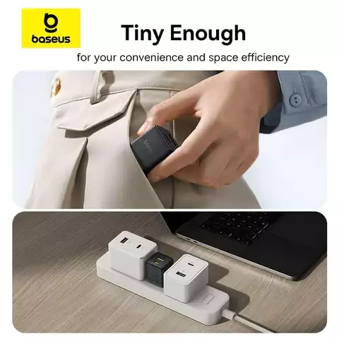 Cốc Sạc Nhanh Baseus Palm Fast Charger C+U 30W