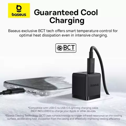 Cốc Sạc Nhanh Baseus Palm Fast Charger C+U 30W