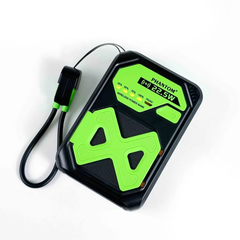 Pin Dự Phòng Phantom P40 10.000Mah Đa Năng Kèm Chân Cắm Điện