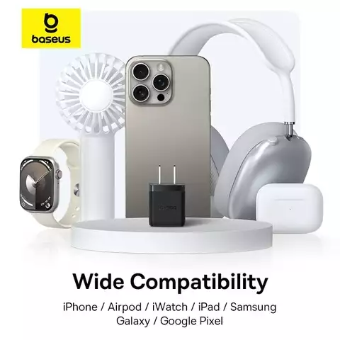 Cốc Sạc Nhanh Baseus Palm Fast Charger C+U 30W