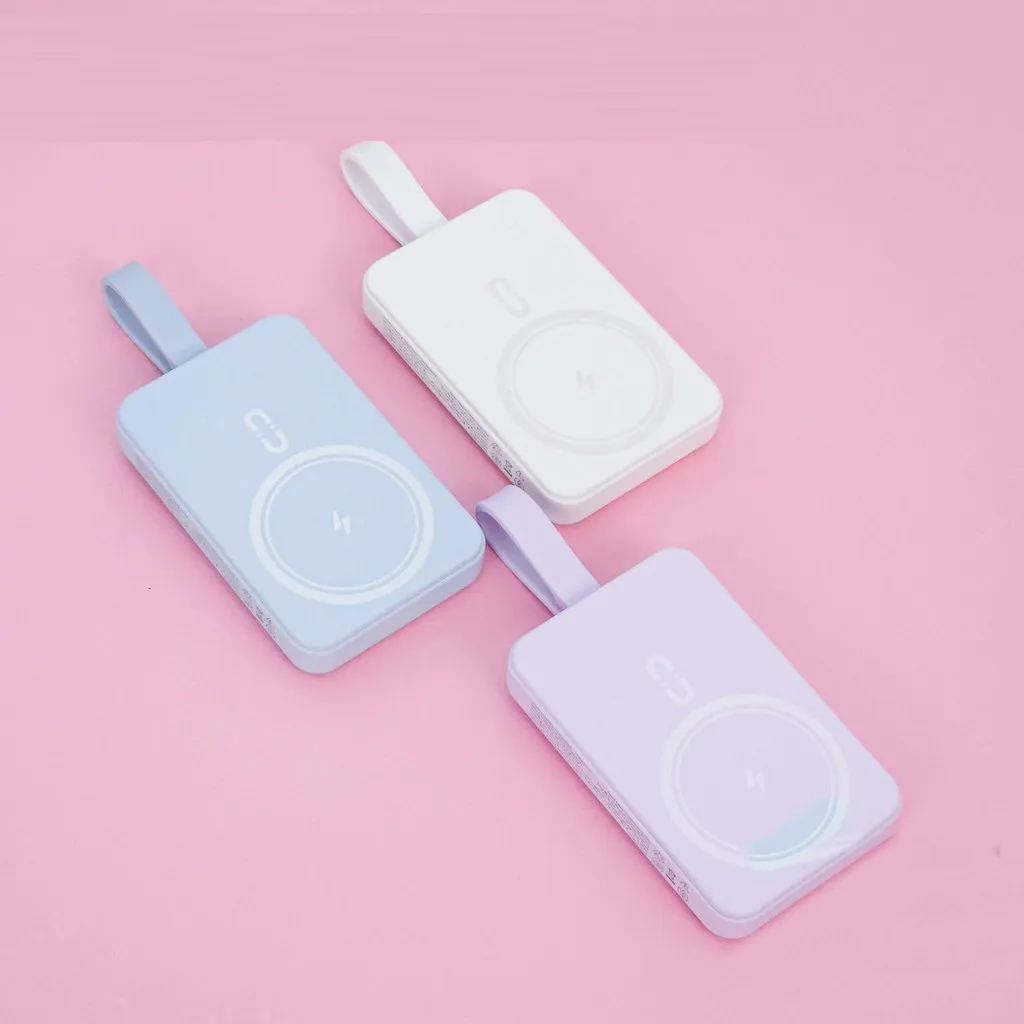 Pin Dự Phòng Magsafe Phantom P21W 10000mah Tích Hợp Cáp Sạc