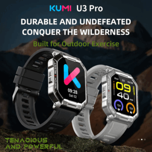 Đồng Hồ Thông Minh Kumi U3 Pro, Nghe Gọi Đt, Đọc Tin Nhắn, Chống Nước, Đo Nhịp Tim