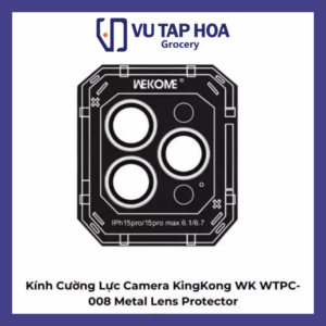 Kính Cường Lực Camera KingKong WEKOME WTPC-008 Metal Lens Protector