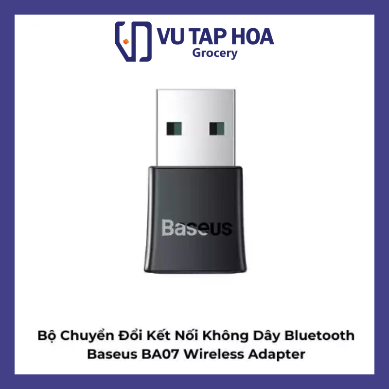 Bộ Chuyển Đổi Kết Nối Không Dây Bluetooth Baseus BA07 Wireless Adapter