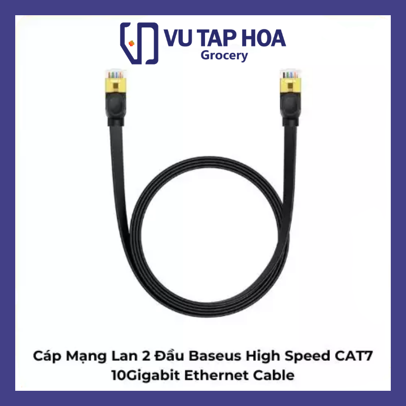 Cáp Mạng Lan 2 Đầu Baseus High Speed CAT7 10Gigabit Ethernet Cable