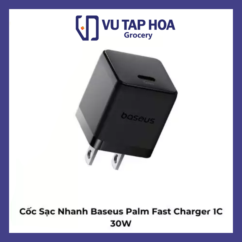 Cốc Sạc Nhanh Baseus Palm Fast Charger 1C 30W