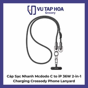 Cáp Sạc Nhanh Mcdodo C to iP 36W 2-in-1 Charging Crossody Phone Lanyard