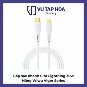 Cáp Sạc Nhanh Wiwu Vigor Series Usb-C To Lightning 30w