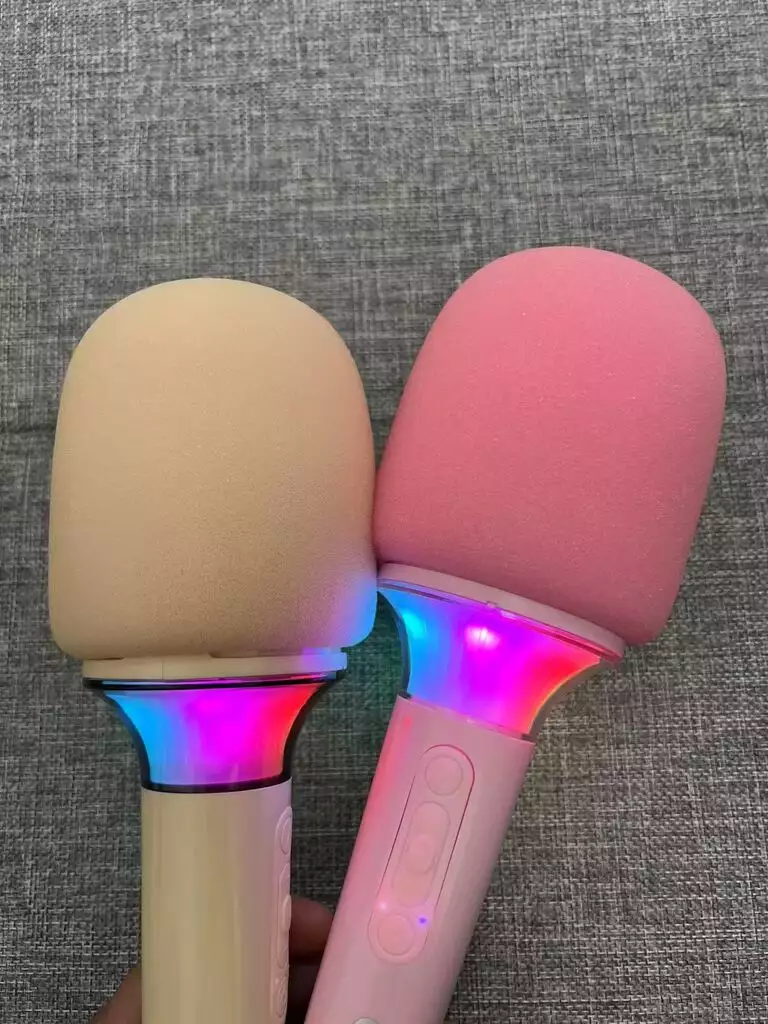 {Order giao 29/4} Micro karaoke không dây Lecoo MCS360 hãng Lenovo, có TWS 2 mic, đèn RGB, cổng AUX