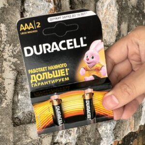Vỉ 2 viên Pin đũa AAA Duracell (Bỉ )dung lượng cao,pin Alkaline KM