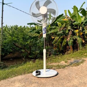 Quạt cây tích điện Solar Fan - quạt sạc , động cơ không chổi than (ko kèm panel năng lượng mặt trời)