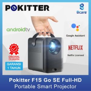 Máy Chiếu Thông Minh Pokitter F1s, Chạy Android , Có Youtube, Kết Nối Màn Hình Đt