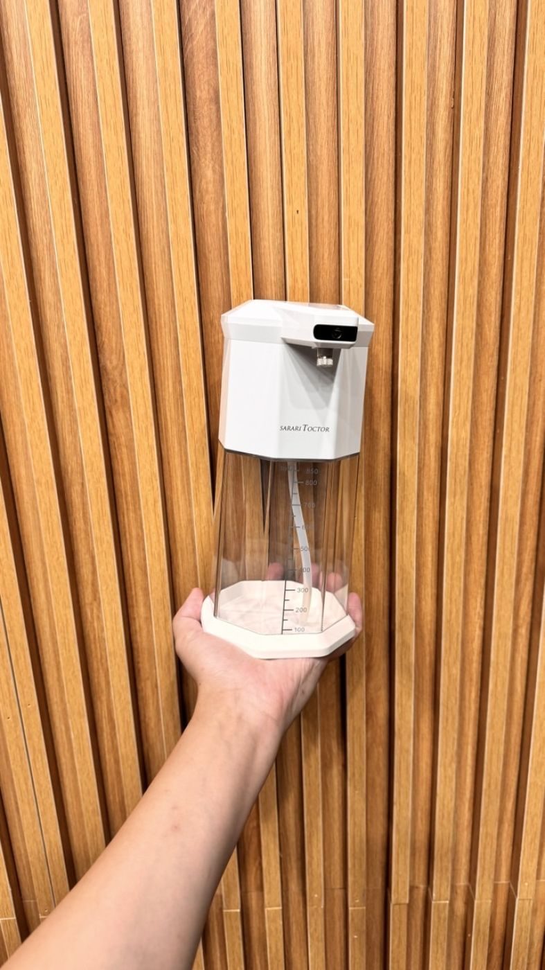 Máy xịt nước rửa tay tự động và Đo Nhiệt Độ SARARI TOCTOR 2in1 ( Nhật )
