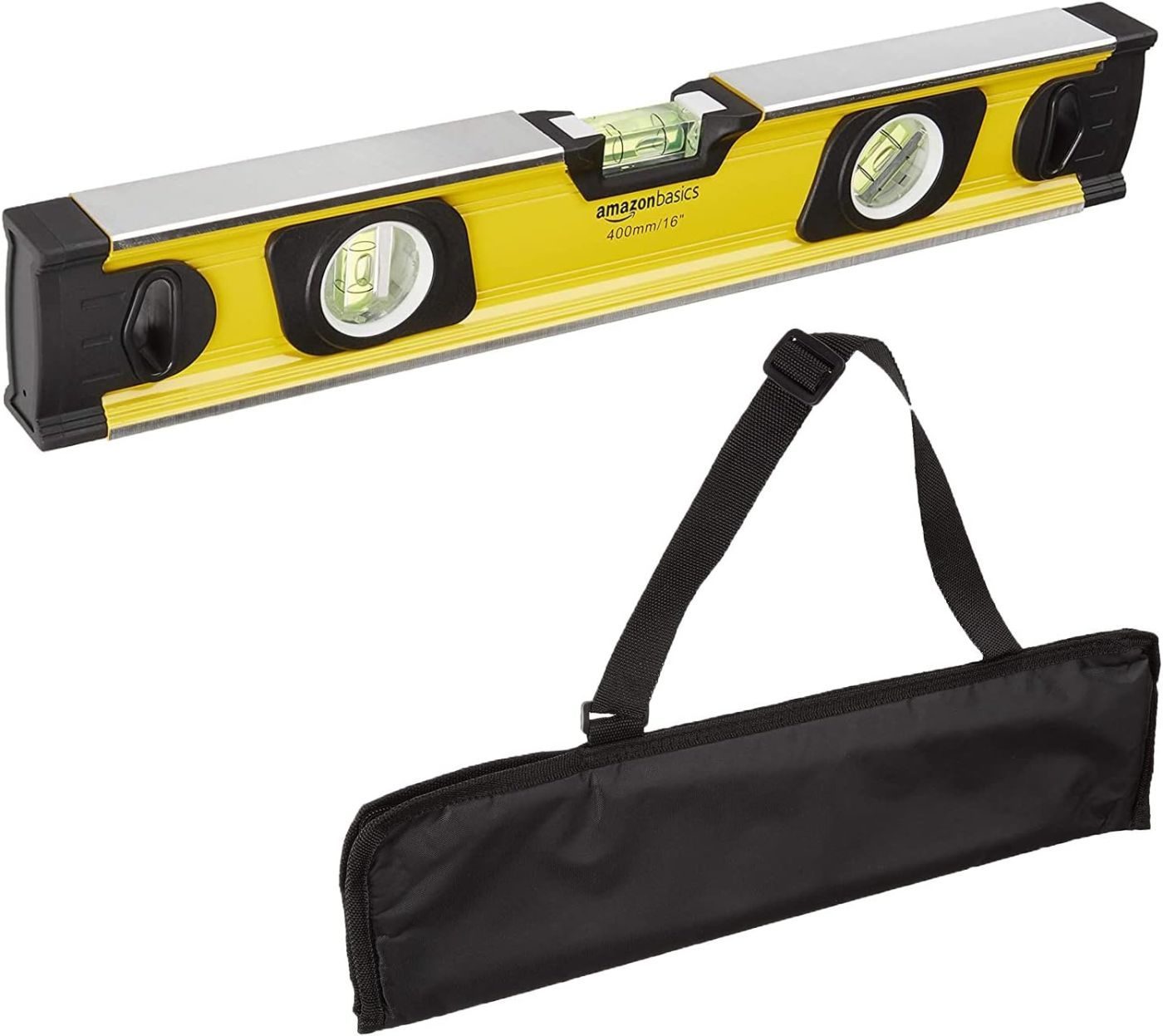 Thước thuỷ cân bằng Amazon Basics ( Mỹ ), có Nam châm , chất liệu hợp kim nhôm