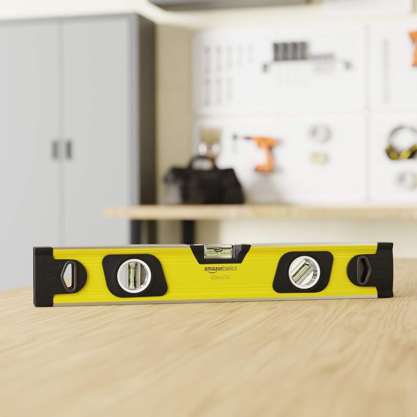 Thước thuỷ cân bằng Amazon Basics ( Mỹ ), có Nam châm , chất liệu hợp kim nhôm