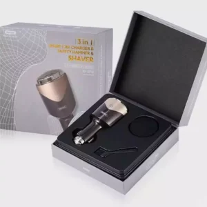 Củ sạc ô tô Remax RT-SP01 3 chức năng (Búa thoát hiểm + Dao cạo râu)