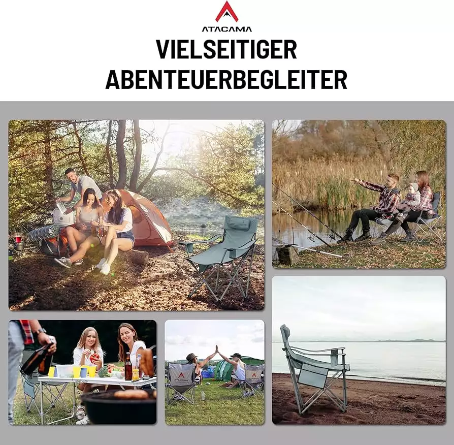 {Order Giao 28/4} Ghế Xếp Dã Ngoại Atacama Chính Hãng - Thương Hiệu Đức
