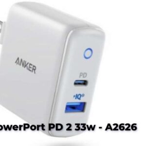 Củ Sạc 2 Cổng Anker PowerPort PD+2 33w - A2626 NEW - ĐEN