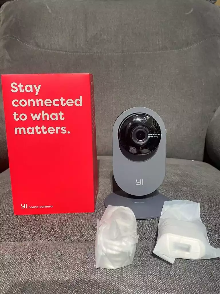 Camera Wifi Xiaomi Yi 720P Home Camera, Bản Quốc Tế - MÀU ĐEN