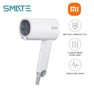 Máy sấy tóc Xiaomi Smate , công nghệ ion âm , sấy nóng lạnh 3 chế độ nhiệt