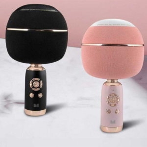 Micro Karaoke kèm Loa hãng Monster M97 (Mỹ ), 26W,Bluetooth 5.0,TWS kết nối 2 mic