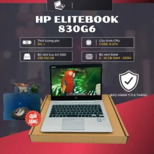 Laptop HP Elitebook 830 G6 (Core i5-8350U, 8GB, 256GB, UHD 620, 13.3 inch FHD IPS)