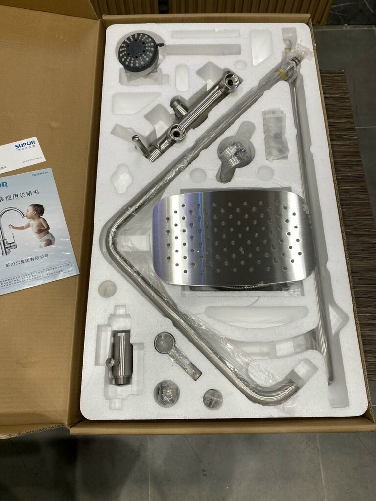 Bộ sen cây tắm nóng lạnh SUPOR 251743-03-LS, inox 304