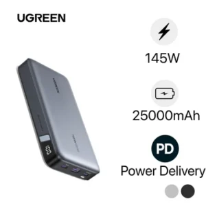 Pin Dự Phòng Ugreen 25000Mah 145W Sạc Nhanh Hai Chiều Cho Laptop, Điện Thoại